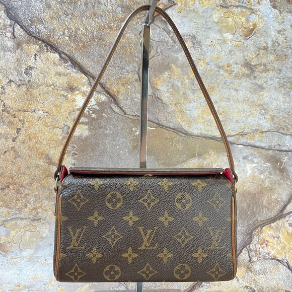 Louis Vuitton Recital Shoulder Bag Monogram Brown Handbag - Picture 1 of 13